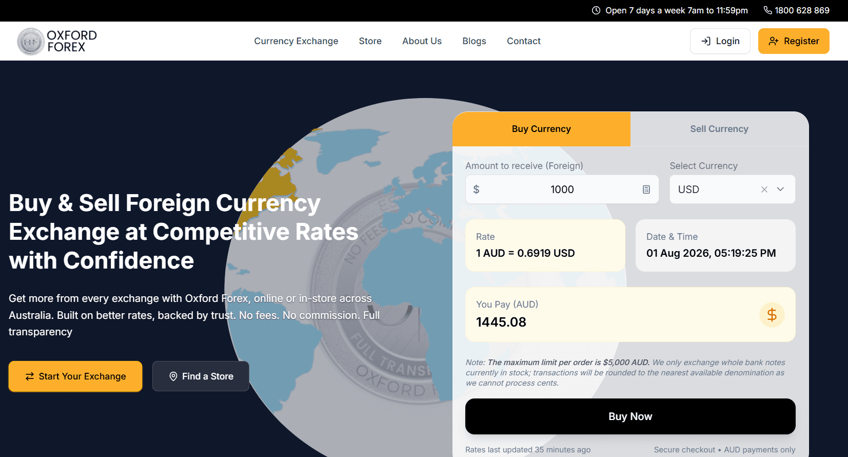 Currency Exchange POS System