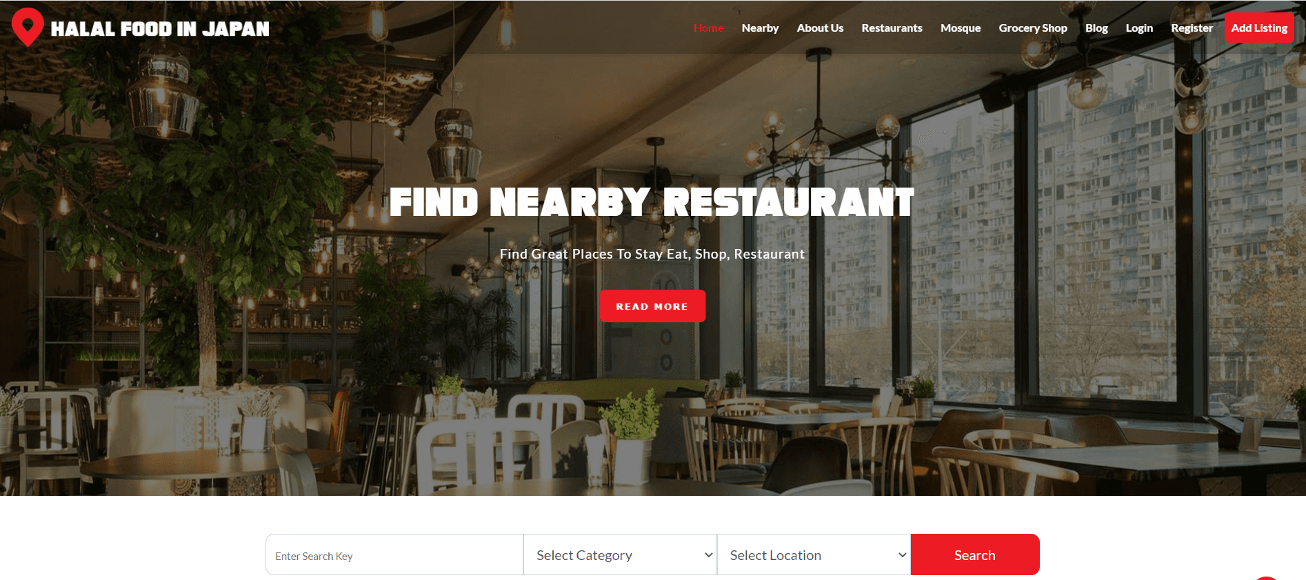 HalaFood Japan Directory Platform