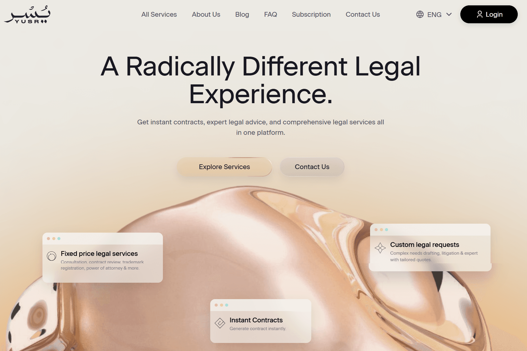 Yusr — Lawyer Hire Management System